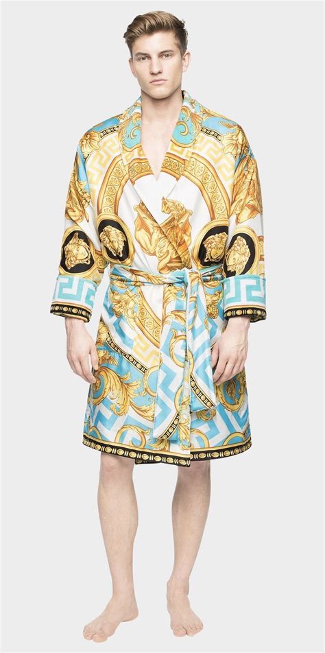 china versace robe|Versace silk robes.